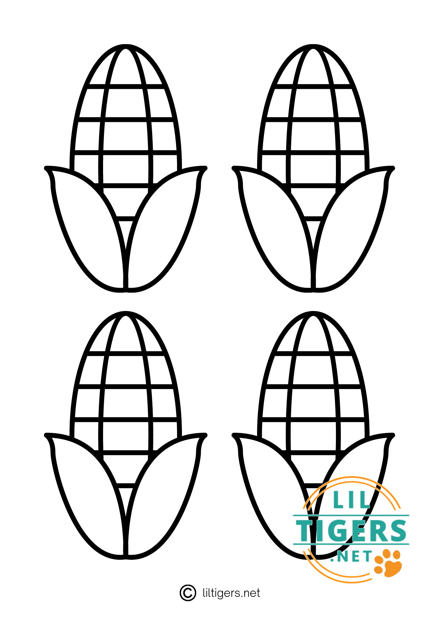 Free Printable Corn Templates For Fall Crafts Lil Tigers free-printable-corn-templates-for-fall-crafts-lil-tigers