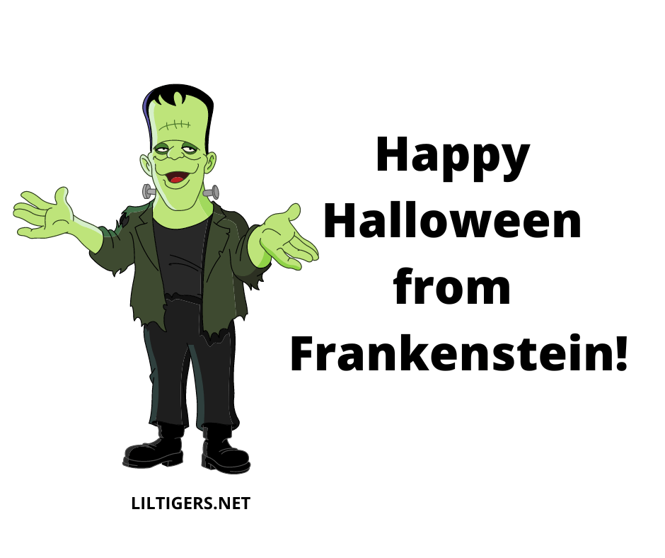 frankenstein captions for kids