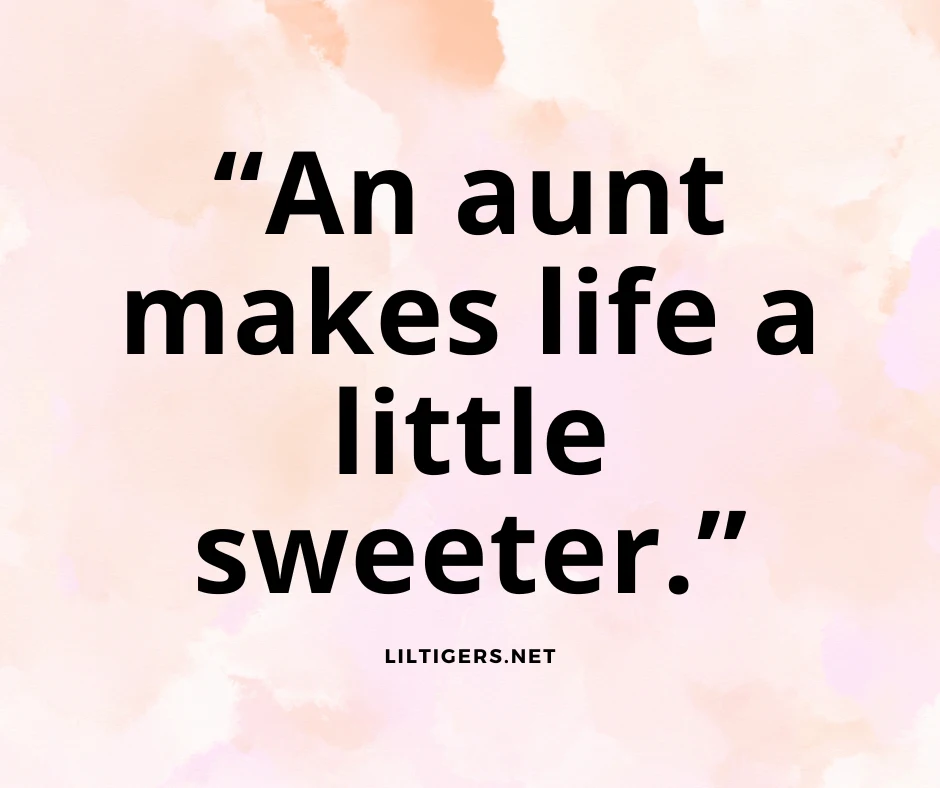 Cute Aunt Quotes