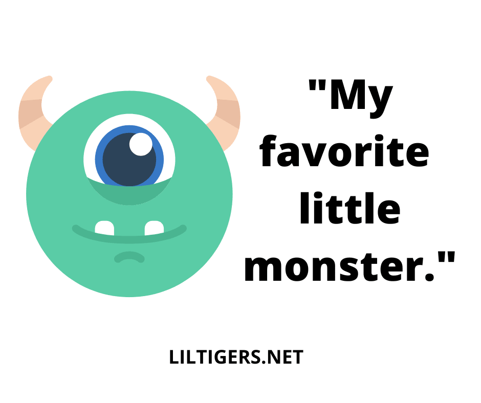 monster sayings for kids