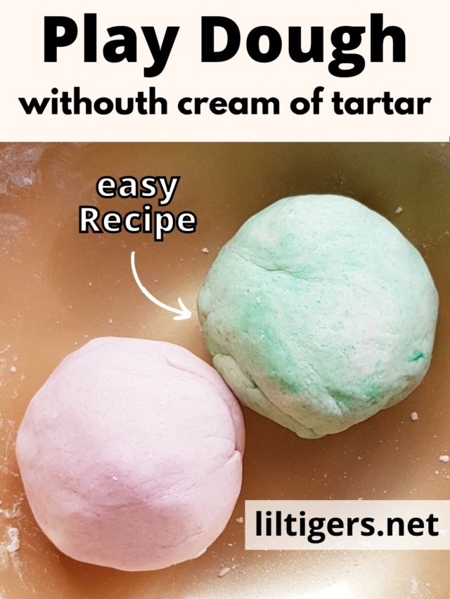 Easy Playdough Recipe Without Cream of Tartar Lil Tigers