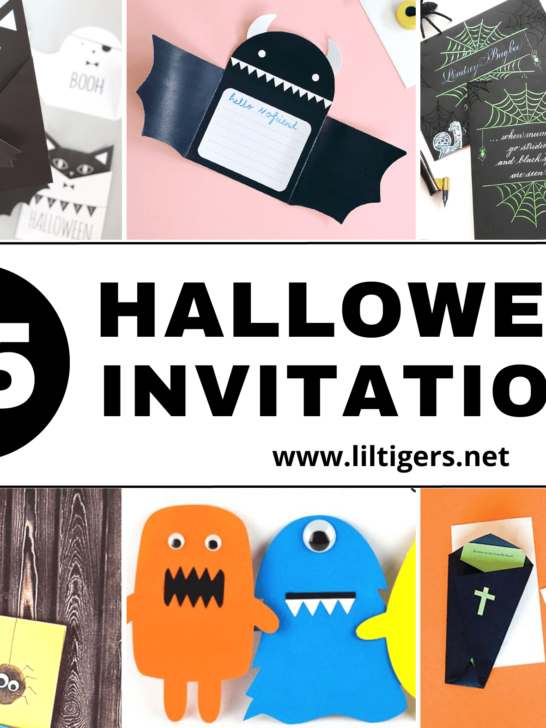 diy halloween party invitations