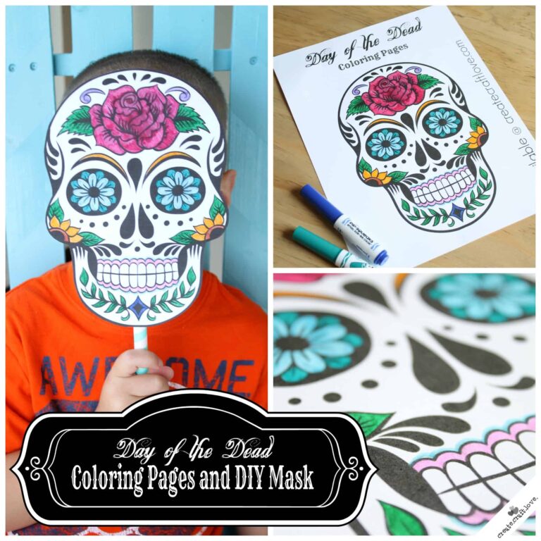 35 Best Day of the Dead Crafts for Dia de Los Muertos - Lil Tigers