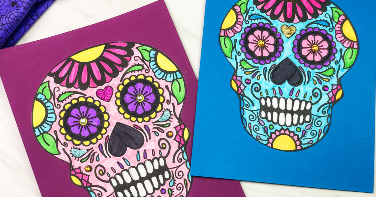 35 Best Day of the Dead Crafts for Dia de Los Muertos - Lil Tigers