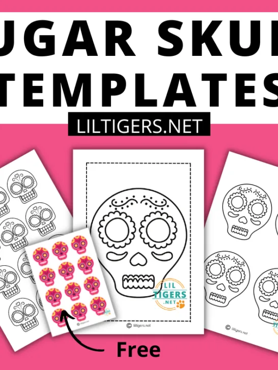 free printable sugar skull templates