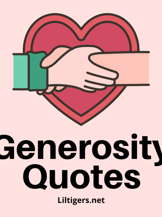 Generosity Quotes for Kids