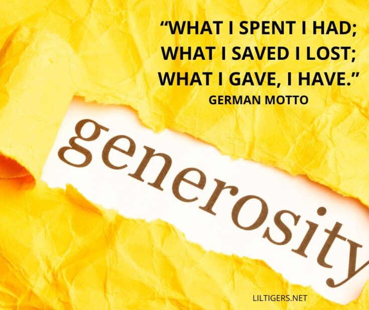 90 Inspiring Generosity Quotes for Kids - Lil Tigers