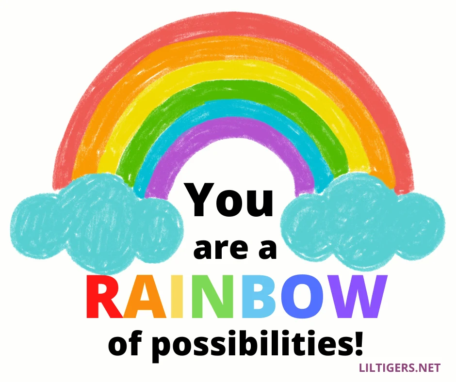 cute quotes about rainbows