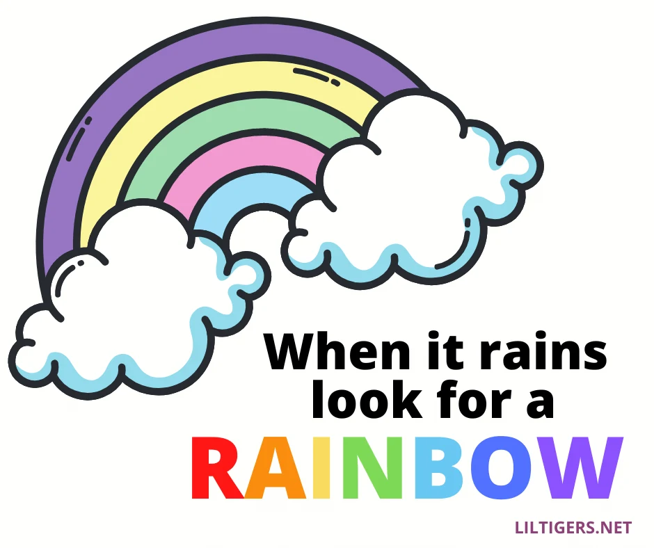 inspirational rainbow quotes for kids