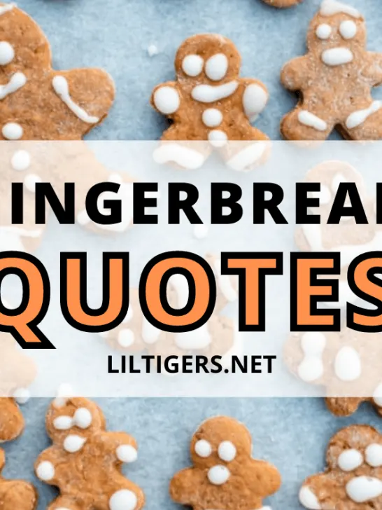 cute gingerbread man quotes for kids