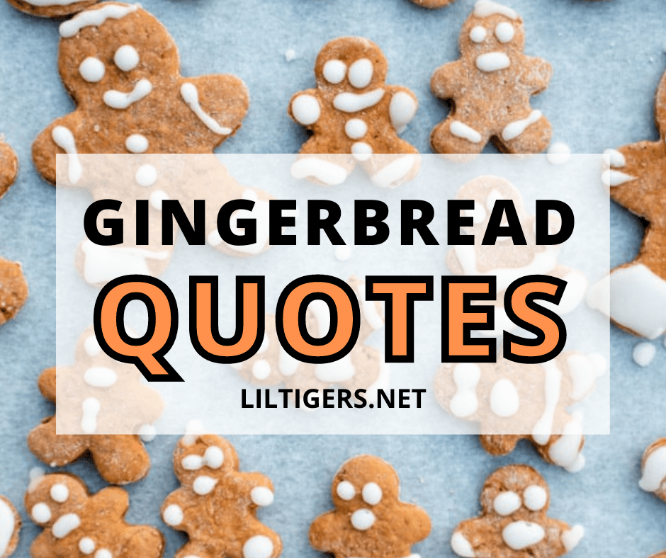 cute gingerbread man quotes for kids