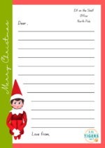 Free Printable Elf on the Shelf Letter Templates - Lil Tigers