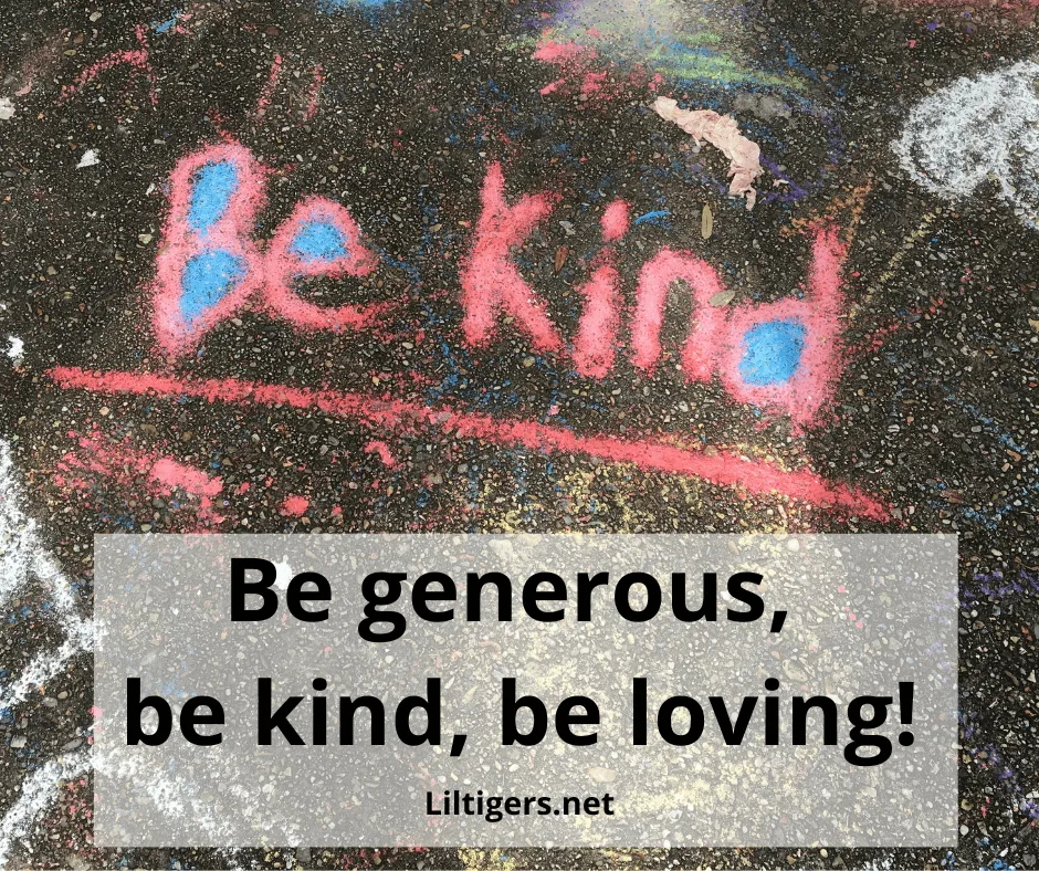 generosity sayings for kids