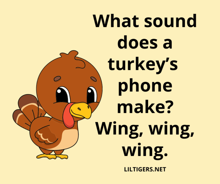 90 Funny Turkey Jokes for Kids Lil Tigers