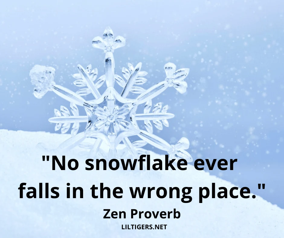 kids quotes about snow
