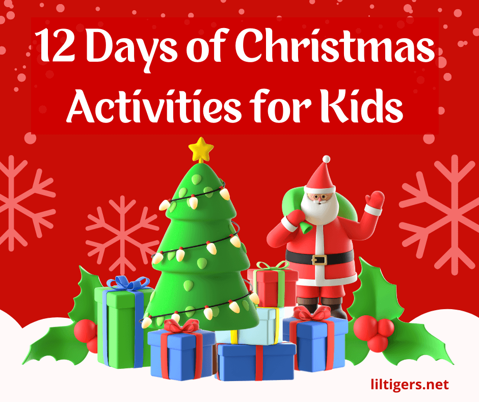 12 days of Christmas Activities for kids