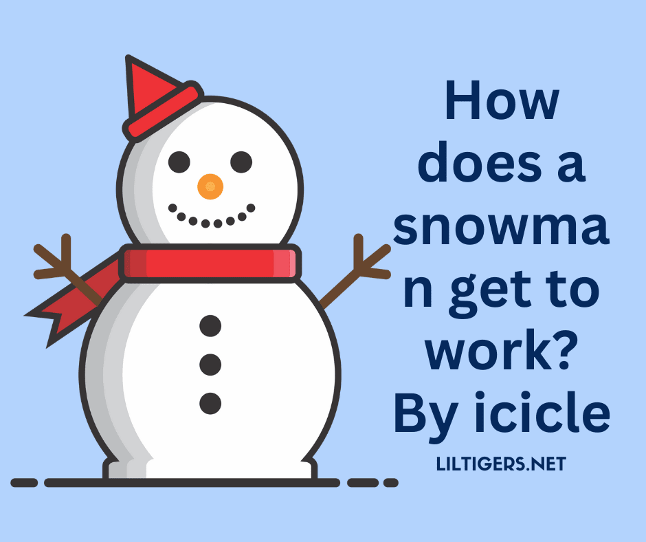 jokes about snowman for  kids