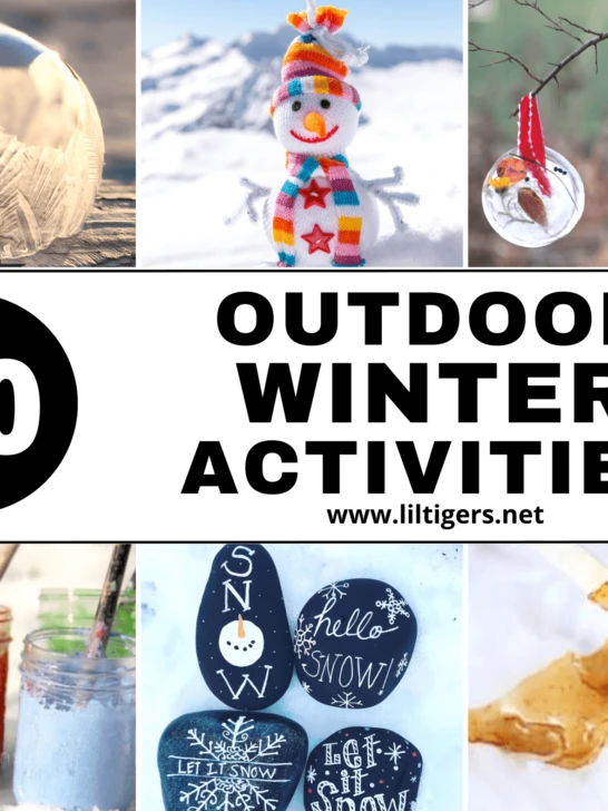 outdoor winter activity for kids