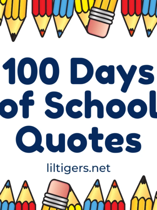 happy 100 days of school quotes