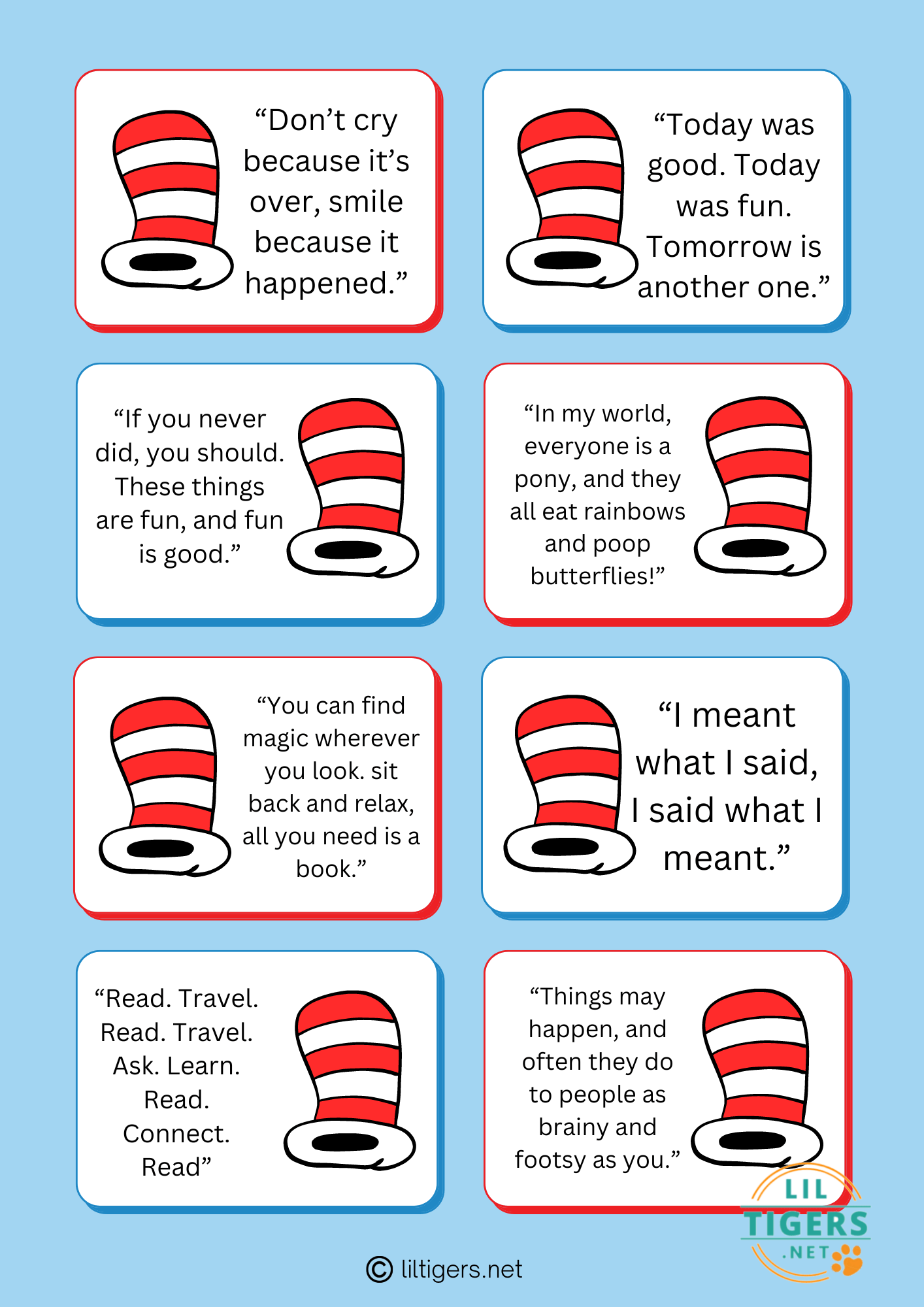 free printable dr seuss quotes