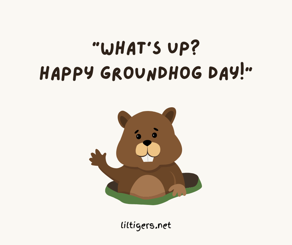 Fun Groundhog Day Captions