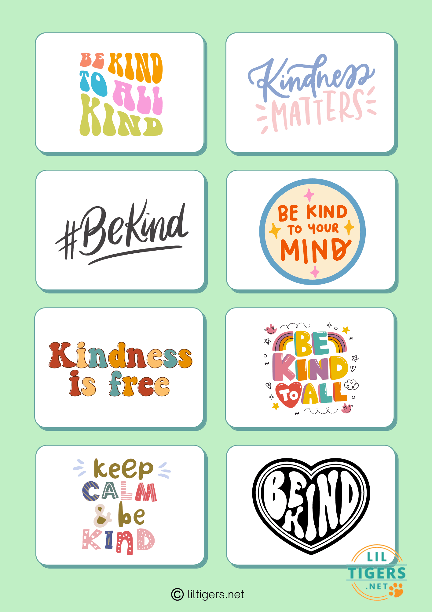Free Printable Kindness Quotes