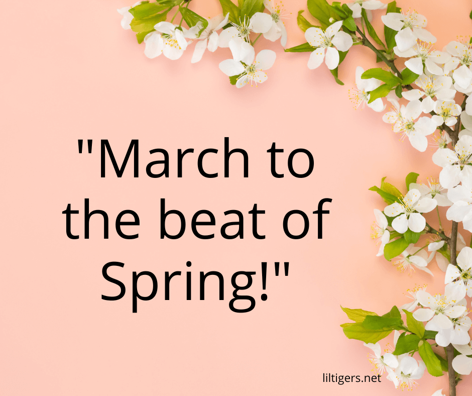 welcome spring phrases