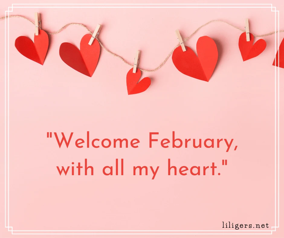 Welcome February sayings