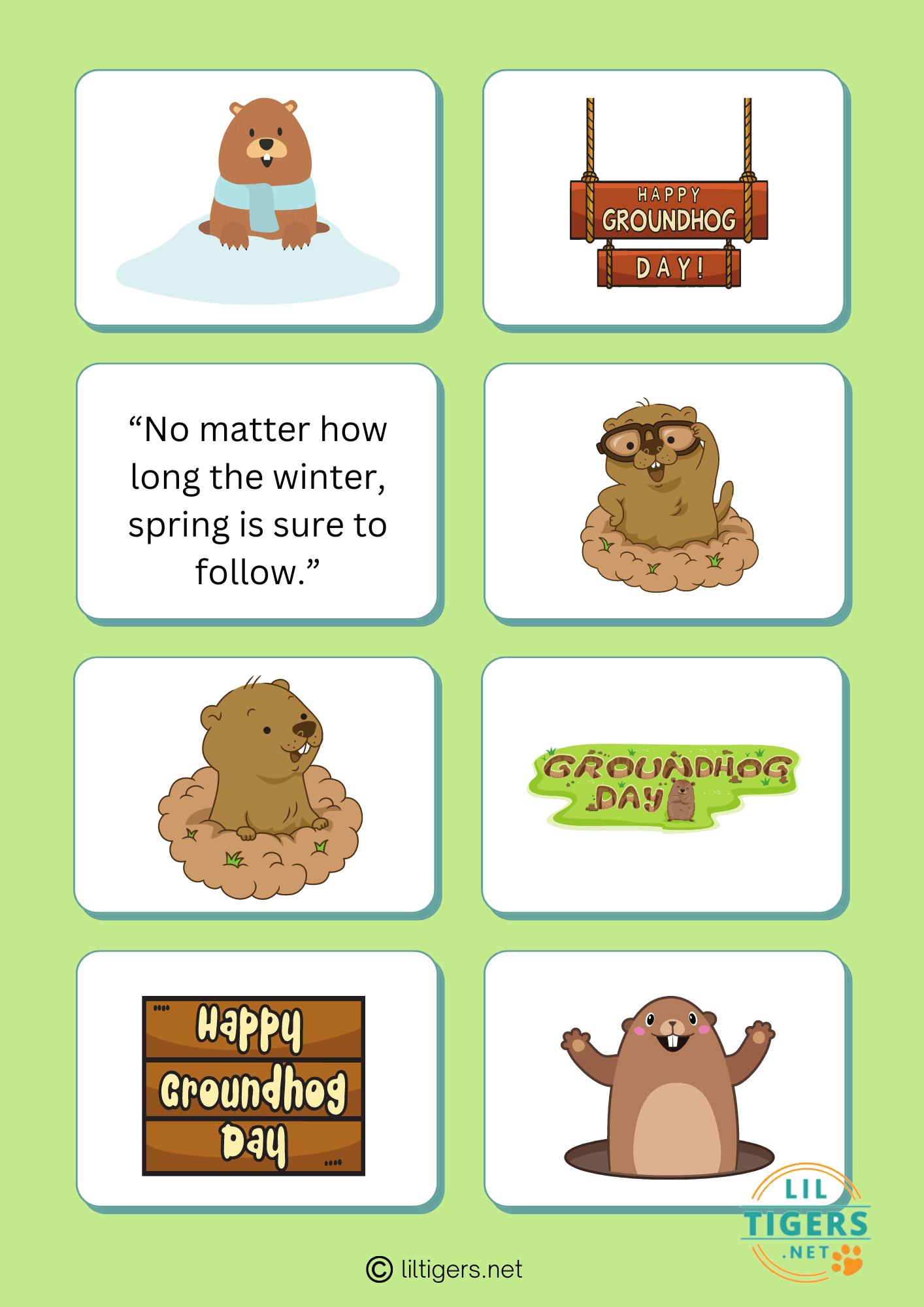 groundhog day quotes printables