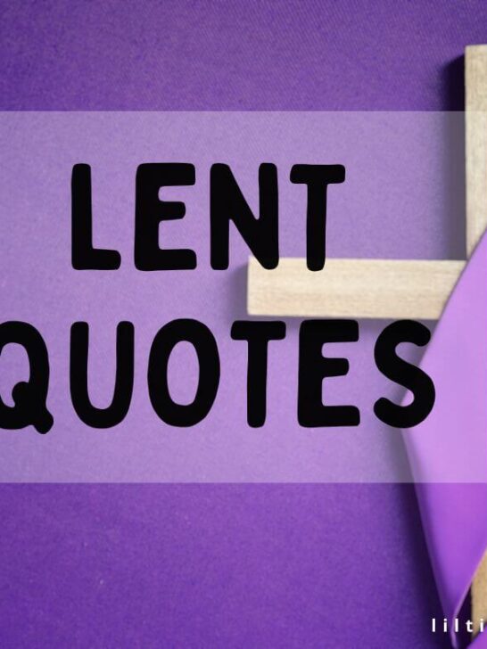 inspiring lent quotes for kids