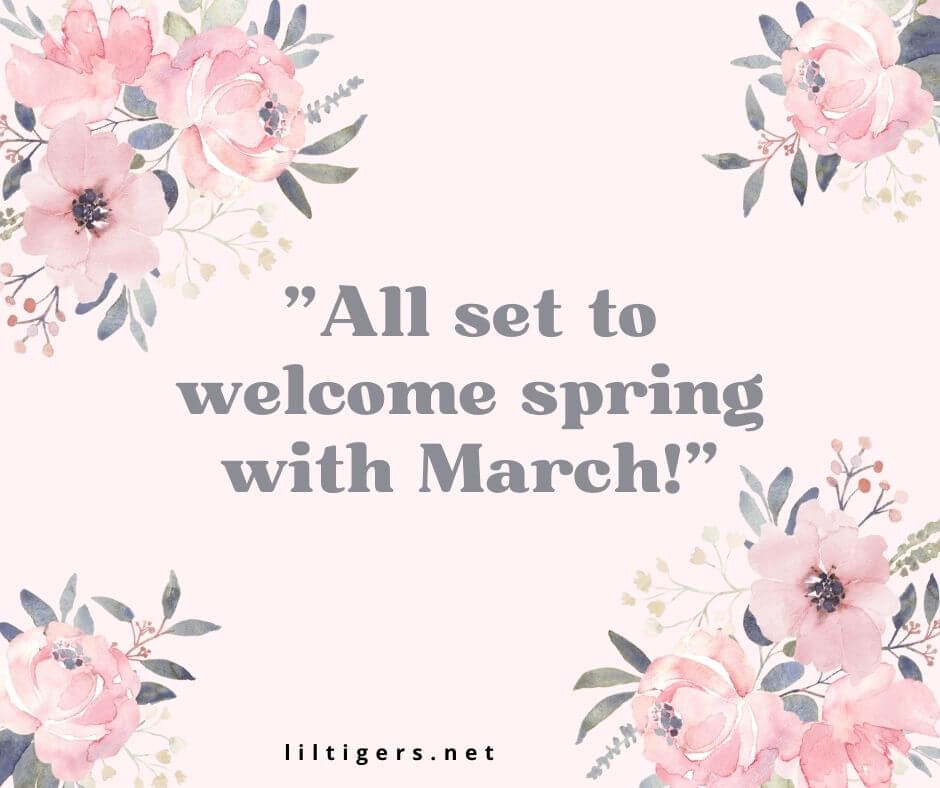 march quotes short