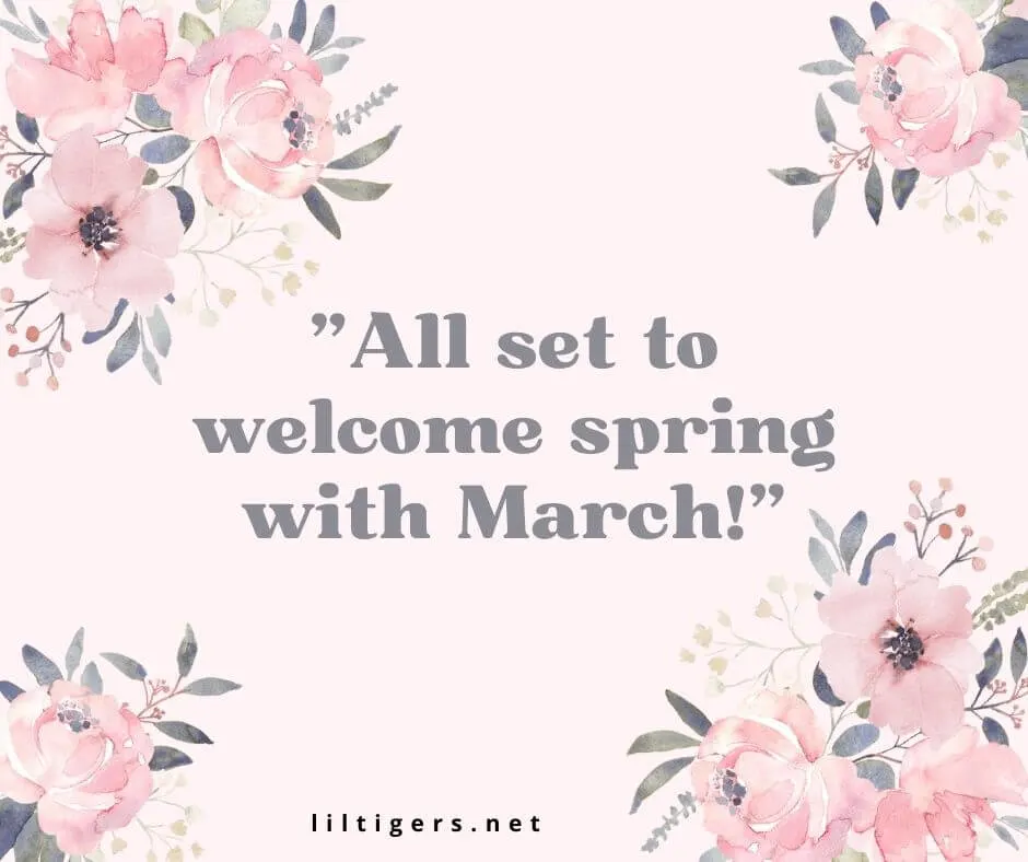 march quotes short
