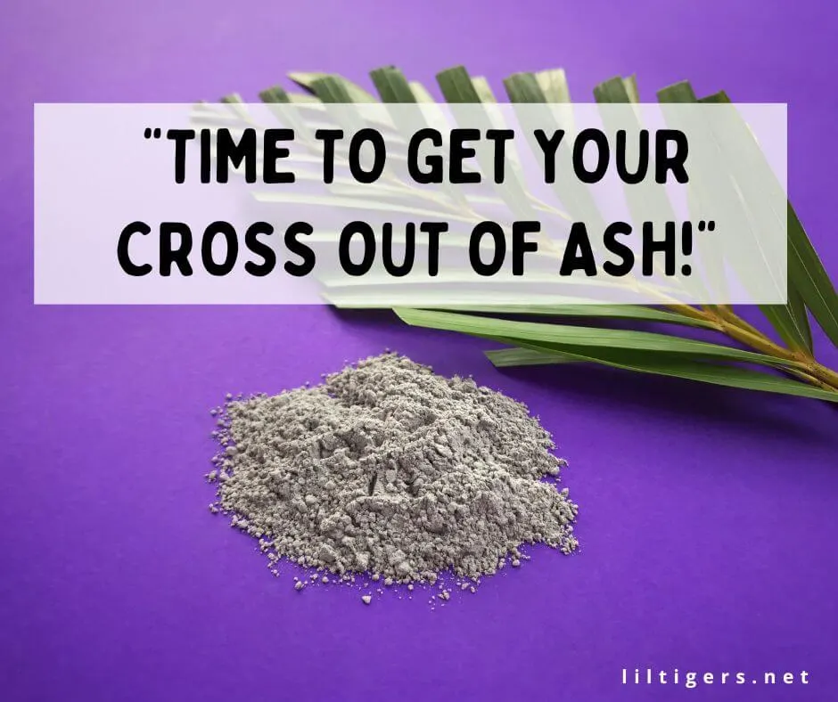 short ash wednesday captions