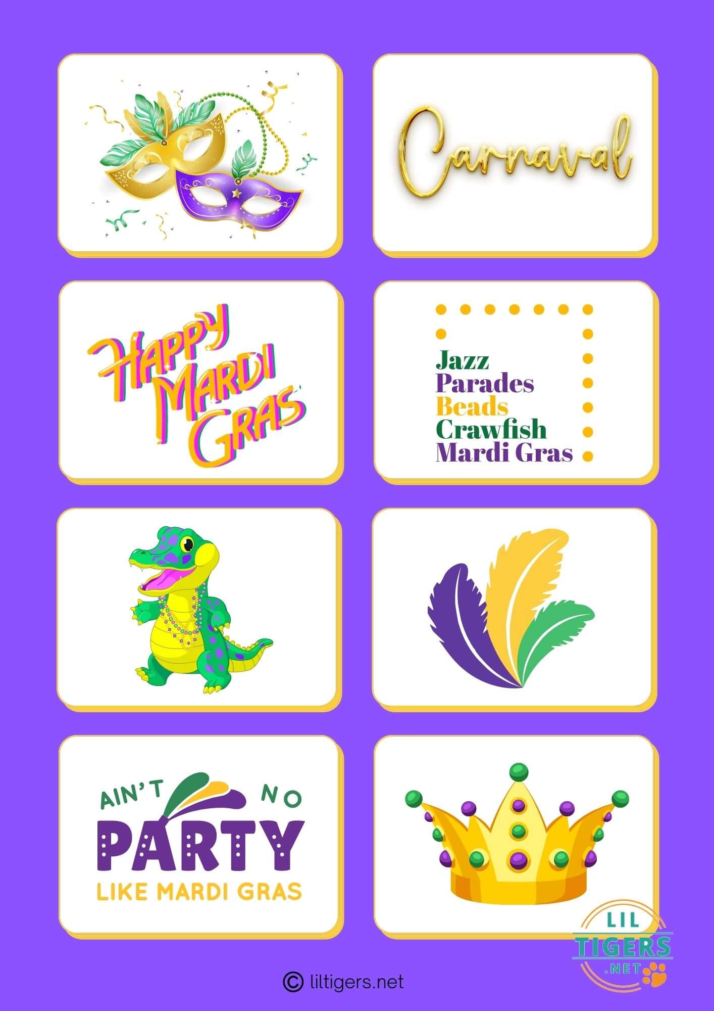 Fun mardi gras quotes for kids