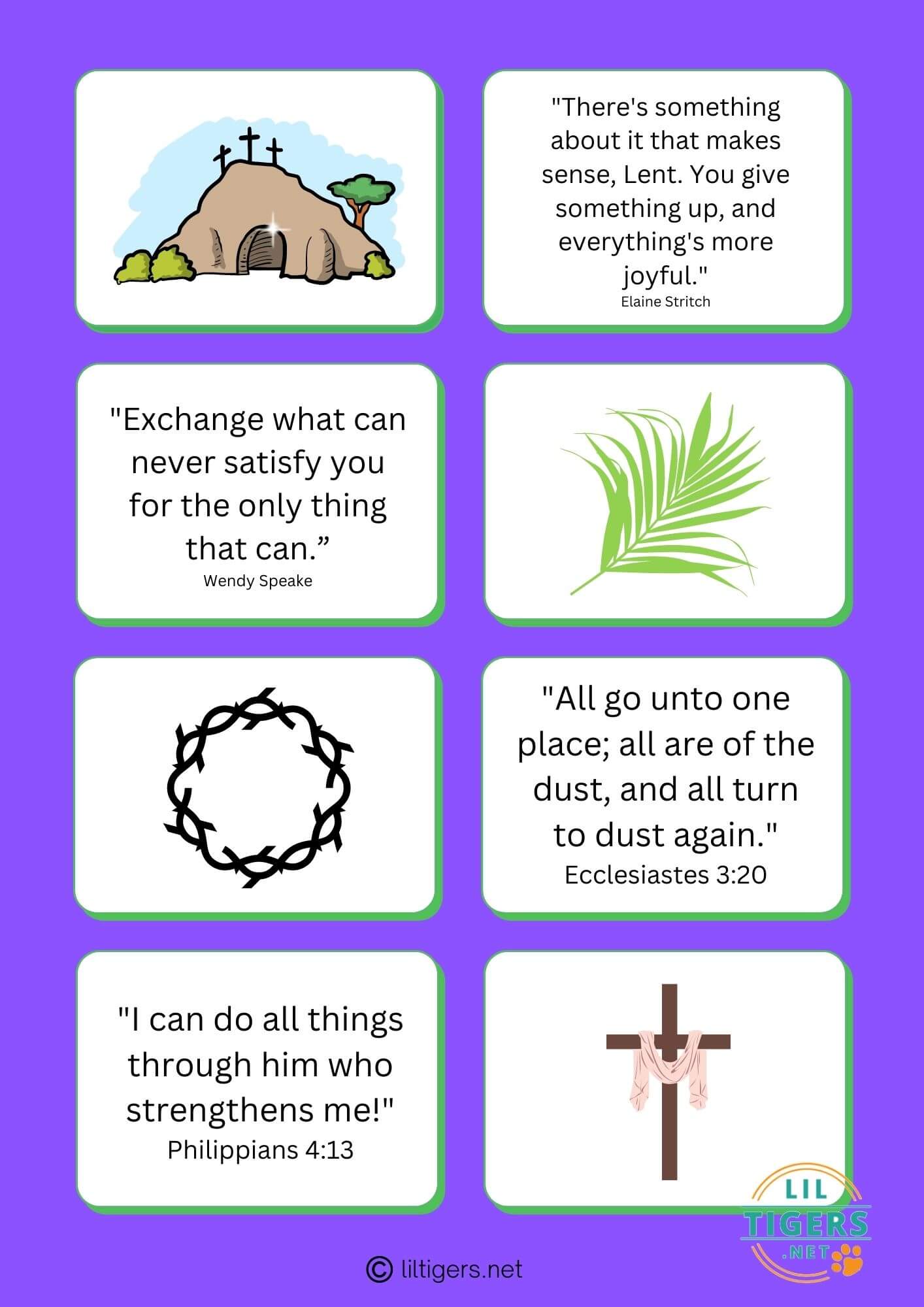 motivational lent sayings for kids