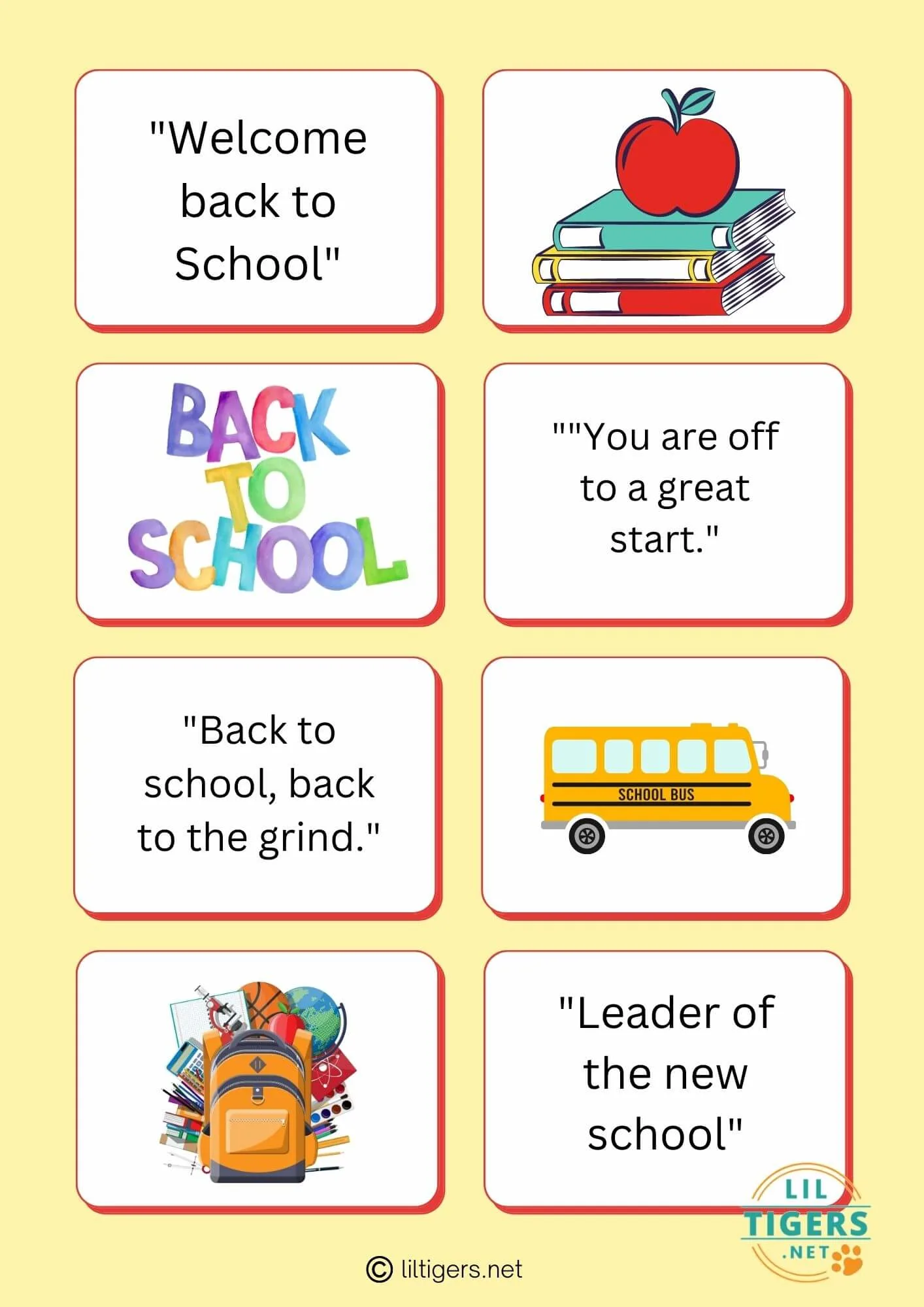 free printable back to school quotes for kids