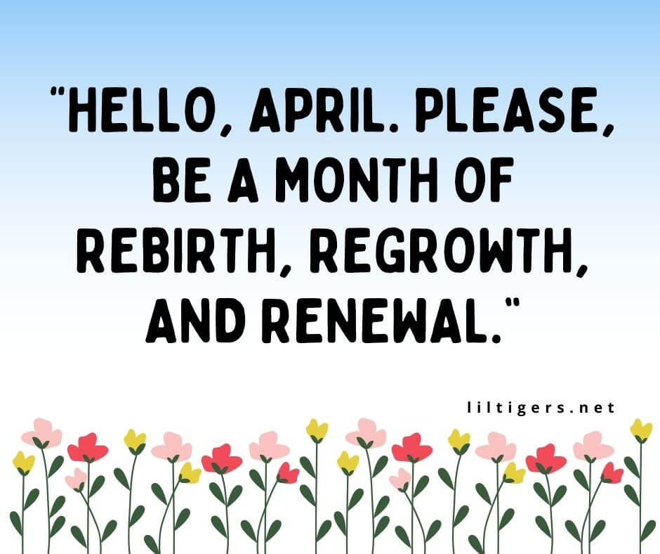 Inspirational April Quotes