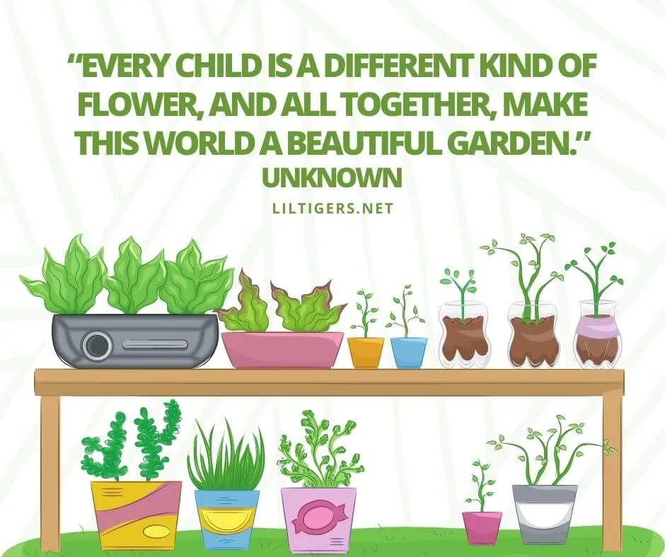 kids gardening quotes
