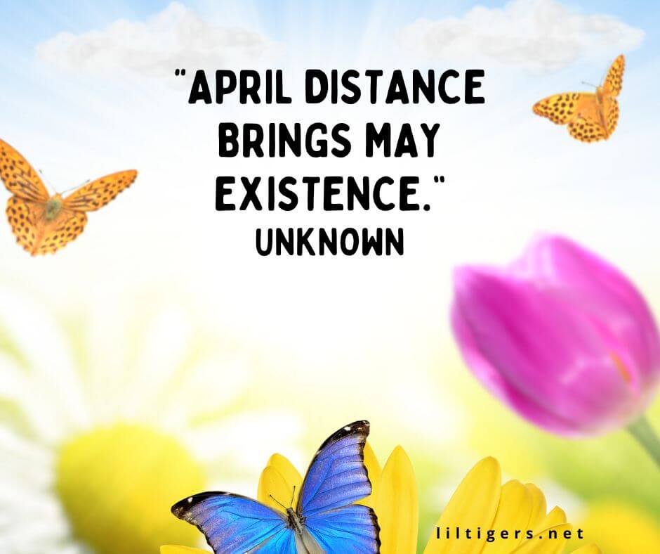 short April quotes