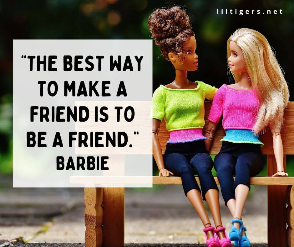 Barbie girl top friends