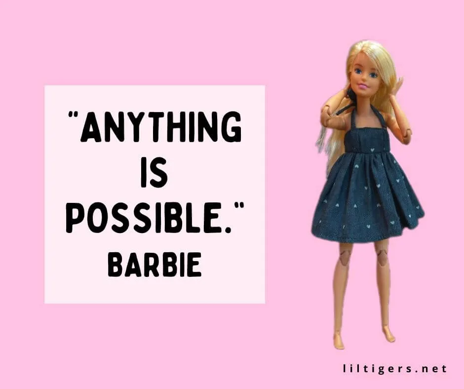 inspirational barbie quotes for kids