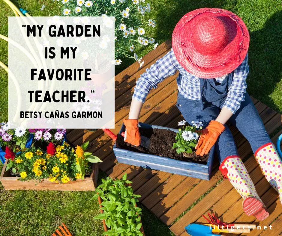 i love My Garden Quotes for Kids