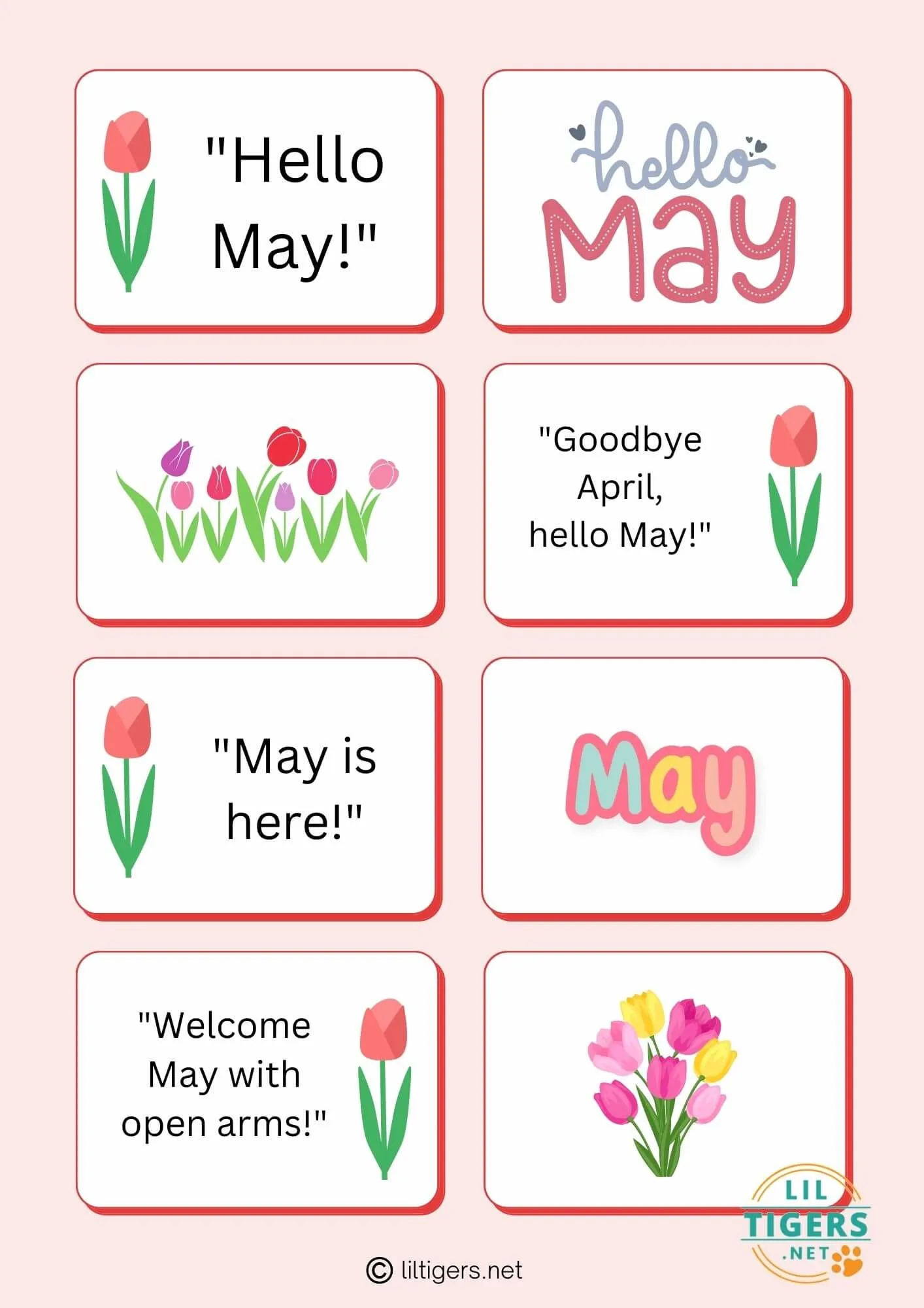free printable hello may quotes