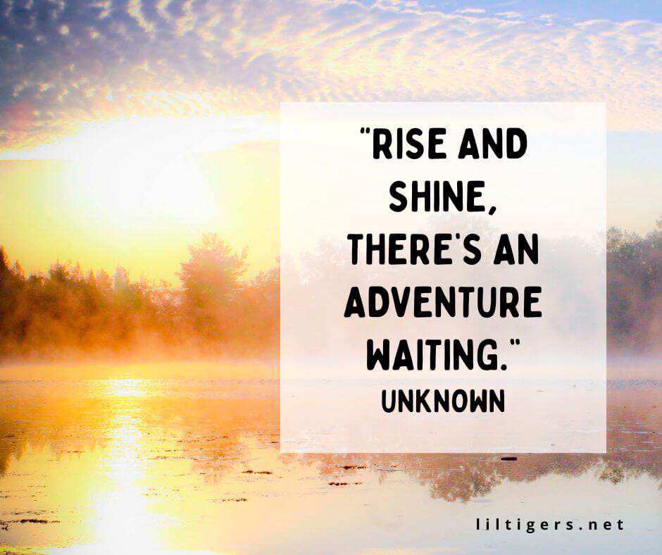 wake up and shine quotes for kids