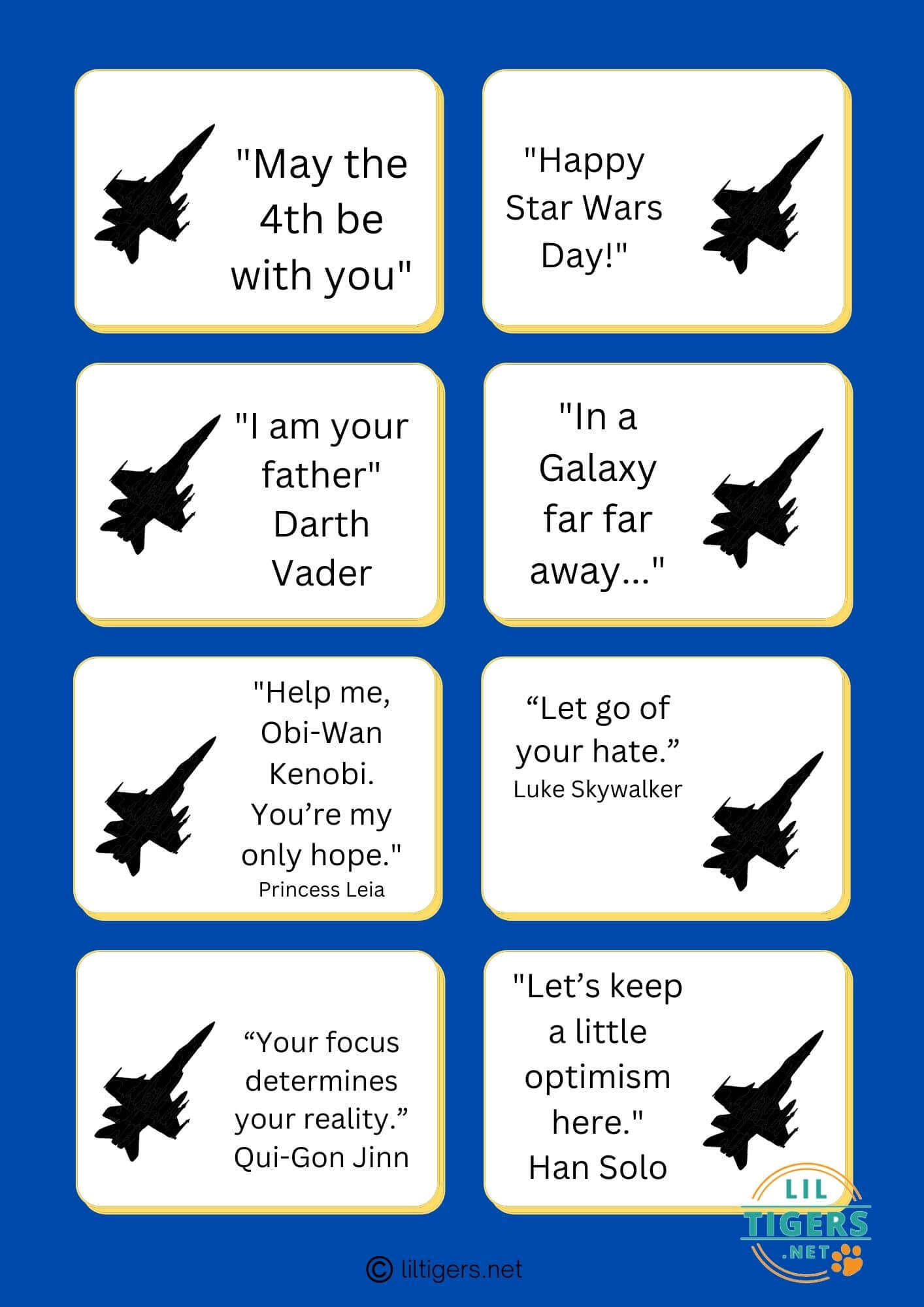 Free Printable Star Wars Quotes for Kids
