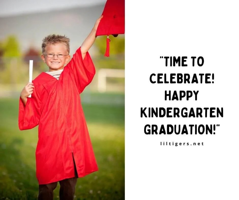 congratulations kindergarten graduation quotes