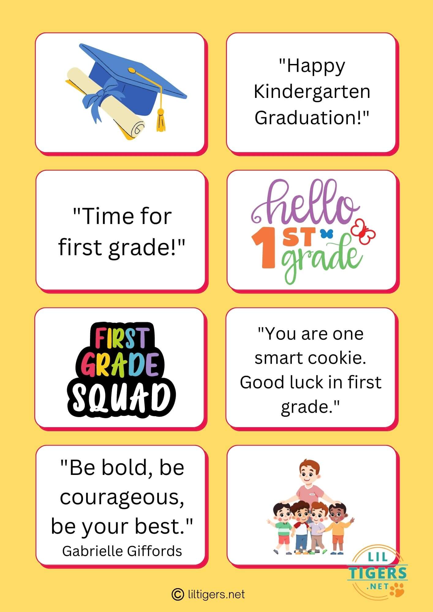 Free Printable Kindergarten Graduation Quotes