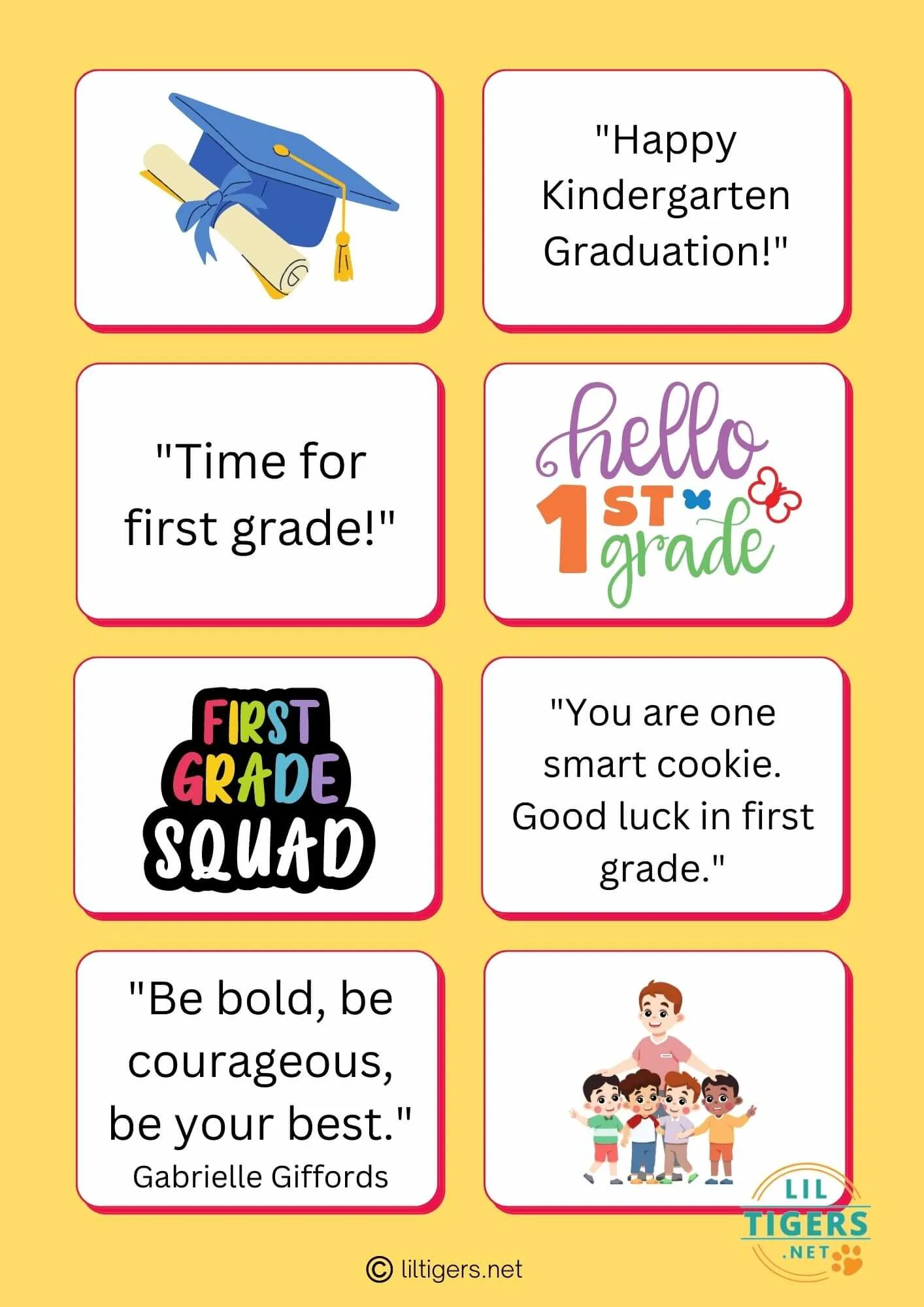 Free Printable Kindergarten Graduation Quotes