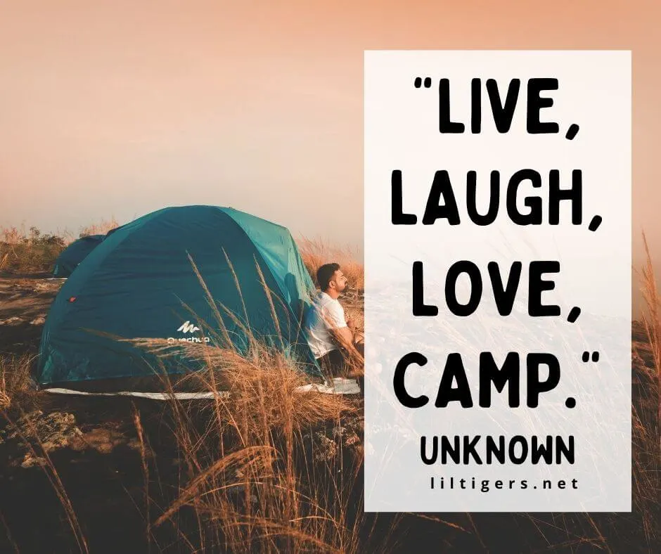 camping quotes short