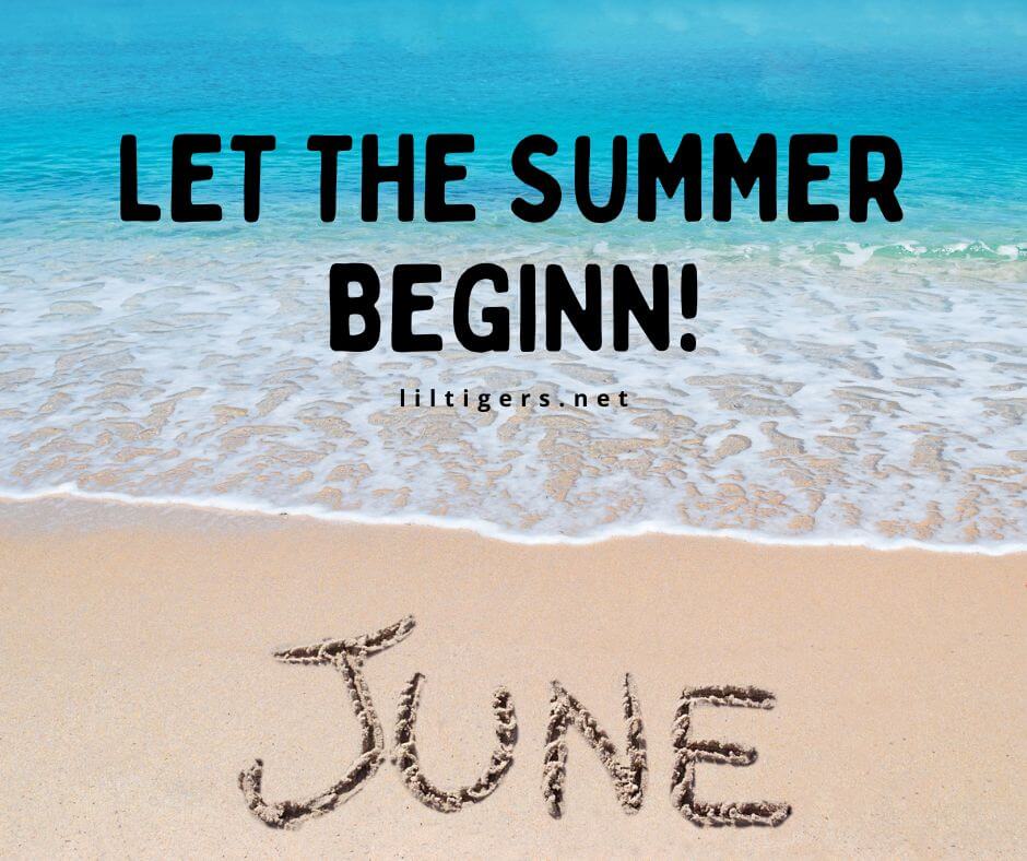 Hello June Sayings for Kids